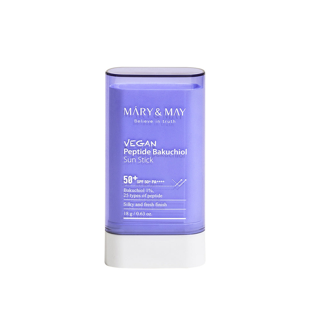 MARY & MAY Stick SPF 50+ cu peptide și bakuchiol, 18 g