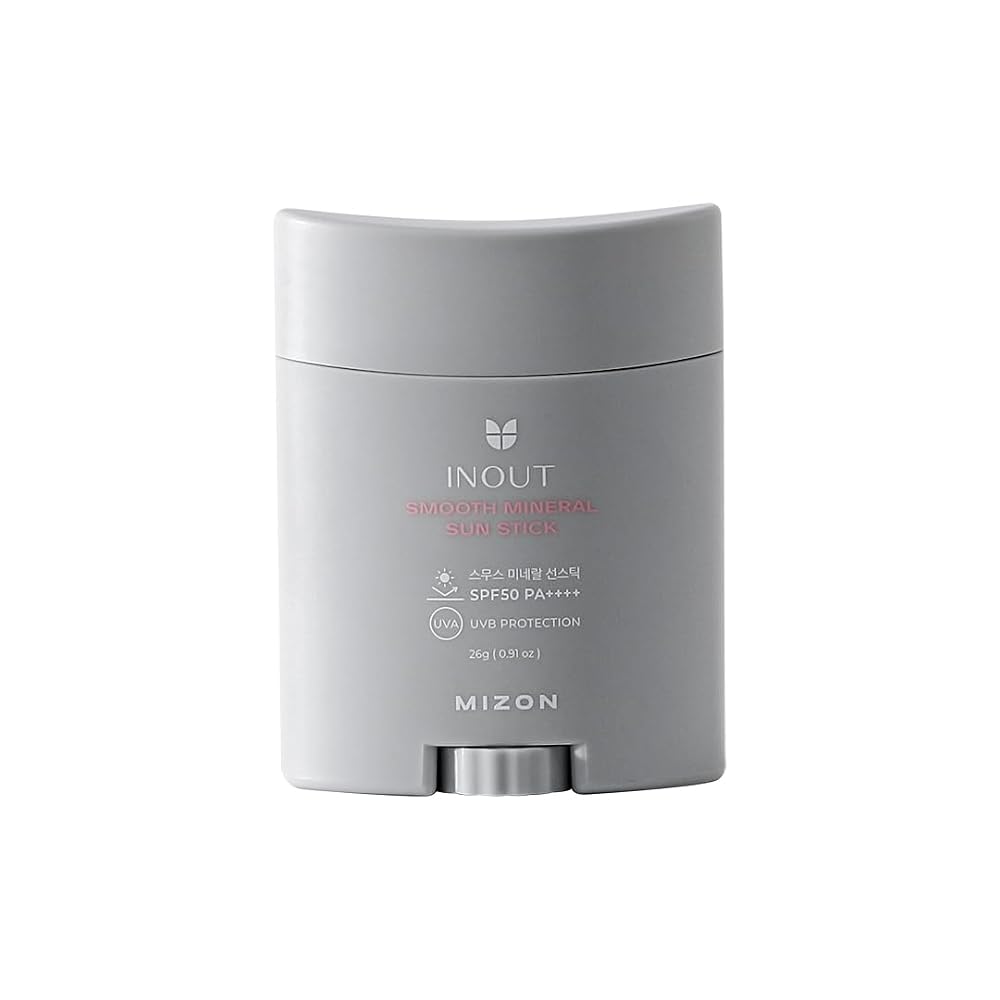 MIZON Inout Smooth Mineral Sun Stick SPF 50, față și corp, 26 g