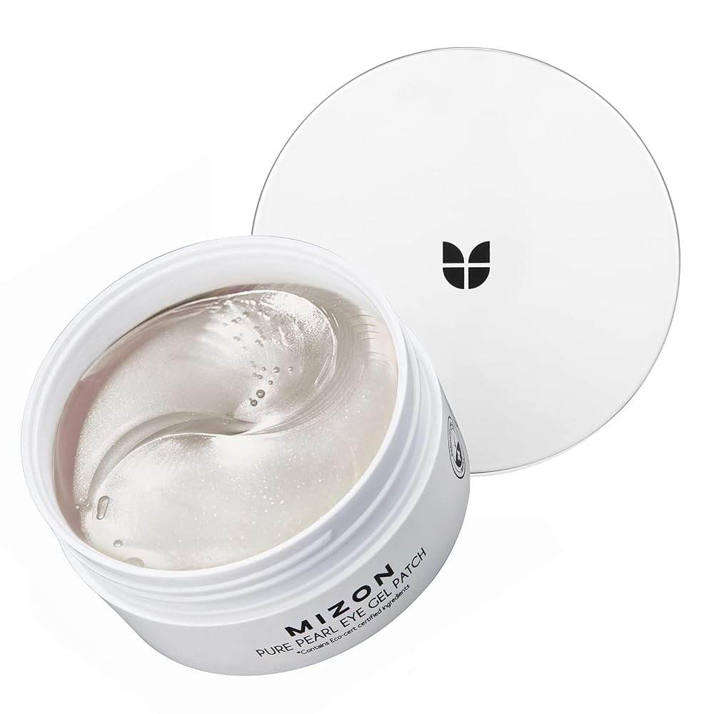 MIZON Pure Pearl Eye Gel Patch, plasturi pentru ochi, 60 buc