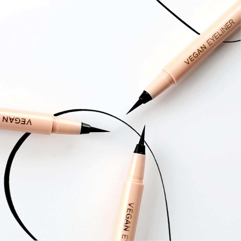 MIZON Vegan Eyeliner, tuș de ochi negru rezistent, 0,5 ml