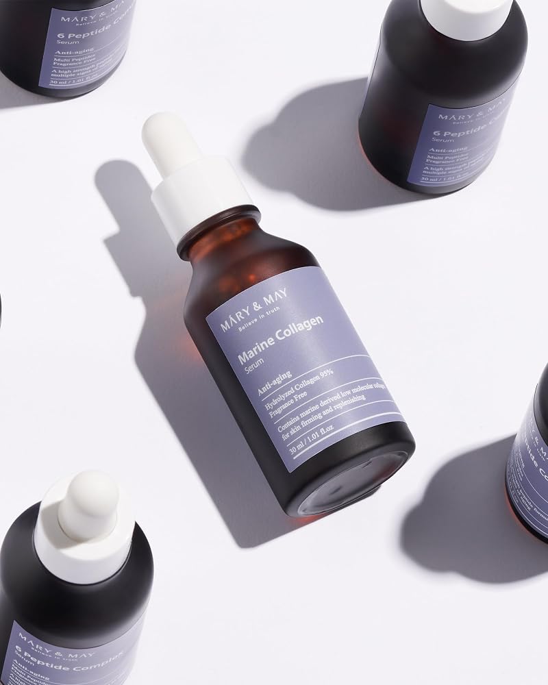 MARY & MAY Serum Colagen Marin pentru revitalizare 30 ml