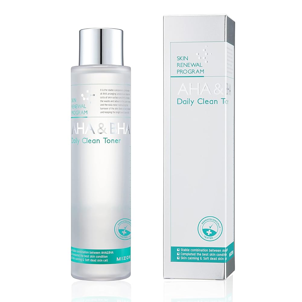 MIZON AHA & BHA Daily Clean, toner exfoliant, 150 ml