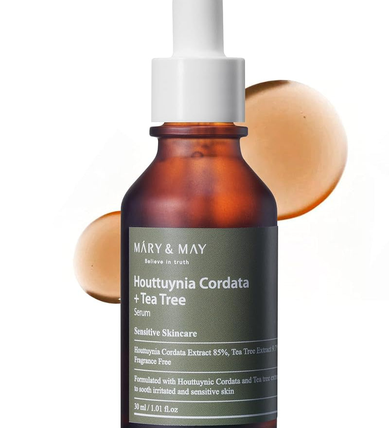 MARY & MAY Ser calmant houttuynia și arbore de ceai, 30 ml