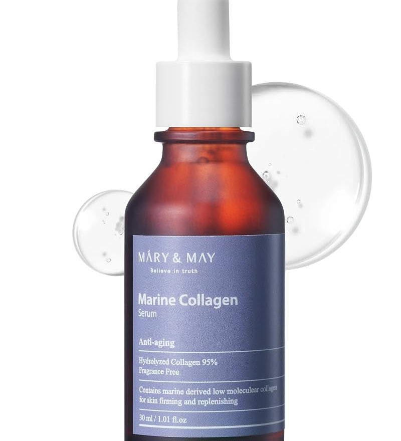 MARY & MAY Ser cu colagen marin pentru fermitate, 30 ml