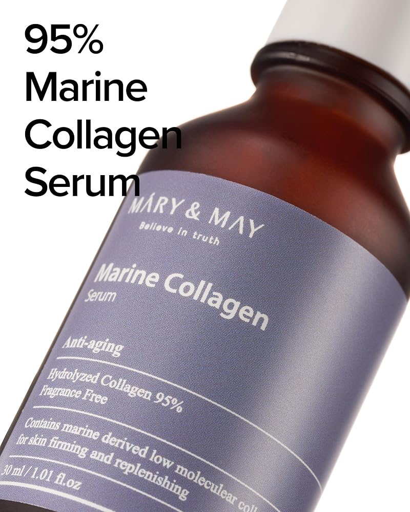 MARY & MAY Serum Colagen Marin pentru revitalizare 30 ml
