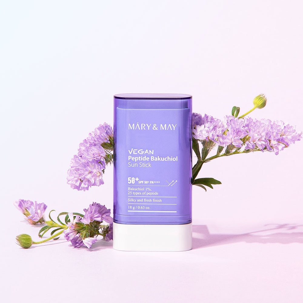 MARY & MAY Stick SPF 50+ cu peptide și bakuchiol, 18 g