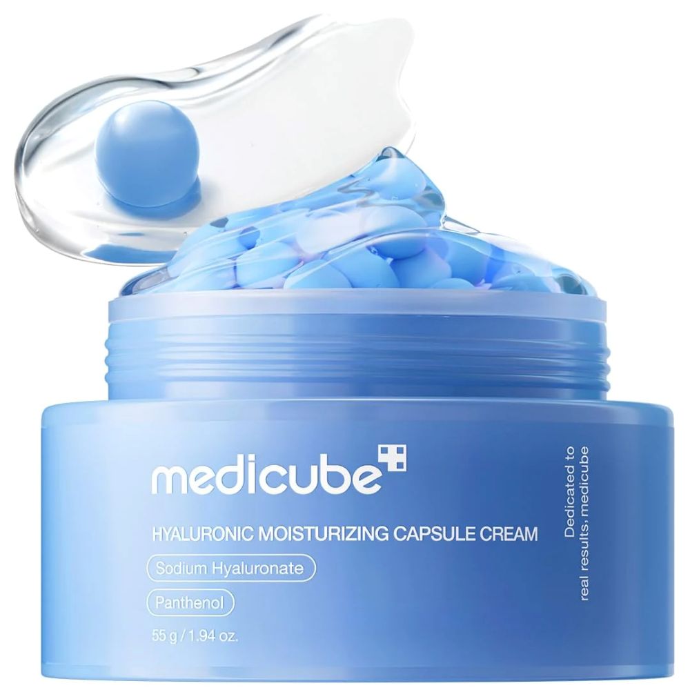 MEDICUBE Hyaluronic, cremă hidratantă cu capsule, 55 g
