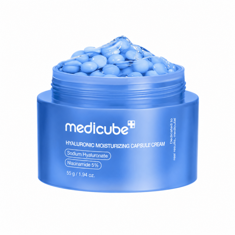 MEDICUBE Hyaluronic, cremă hidratantă cu capsule, 55 g