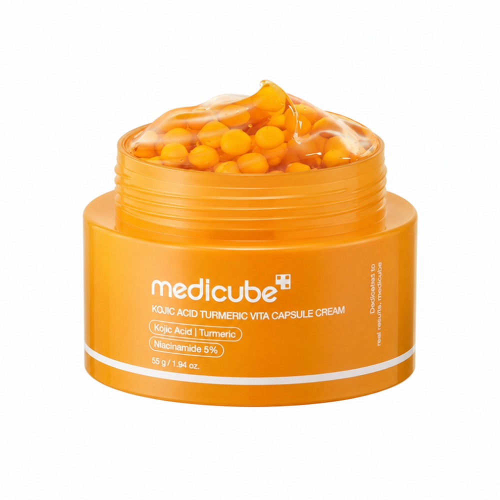 MEDICUBE Kojic Acid Turmeric, cremă cu capsule, 53 g