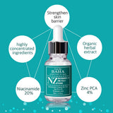 COS DE BAHA NZ Niacinamide 20% Zinc PCA 4% Serum, 30ml