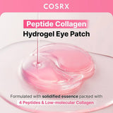 COSRX The Peptide Collagen Hydrogel Eye Patch cu colagen si peptide, 60 bucati