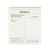BIODANCE Refreshing Sea Help Real Deep Mask calmare intensa, set 4x34 g