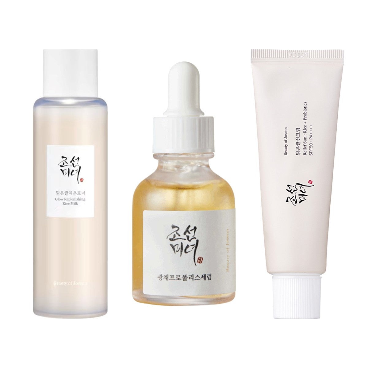 BEAUTY OF JOSEON Set rutina de zi: toner, ser și SPF 50+