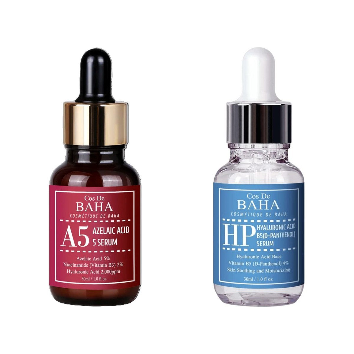 COS DE BAHA Set ten sensibil: seruri A5 și HP, 2 x 30 ml